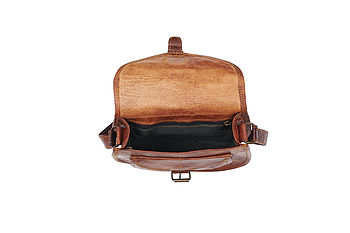 Personalised Vintage Saddle Bag Small, 7 of 12