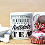 'Tea Antidote' Retro Mug, thumbnail 1 of 3