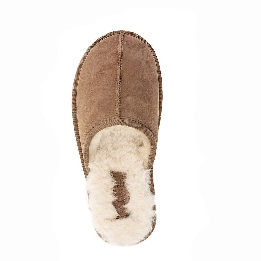 mens sheepskin slippers by idyll home | notonthehighstreet.com