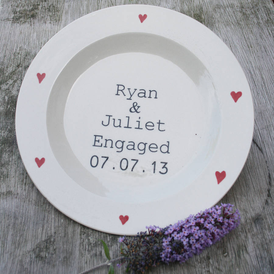 Personalised Plate By Juliet Reeves Designs