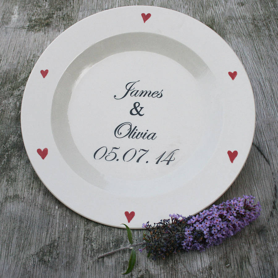 Personalised Plate By Juliet Reeves Designs