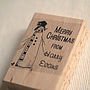 Personalised Snowman Stamp, thumbnail 2 of 2