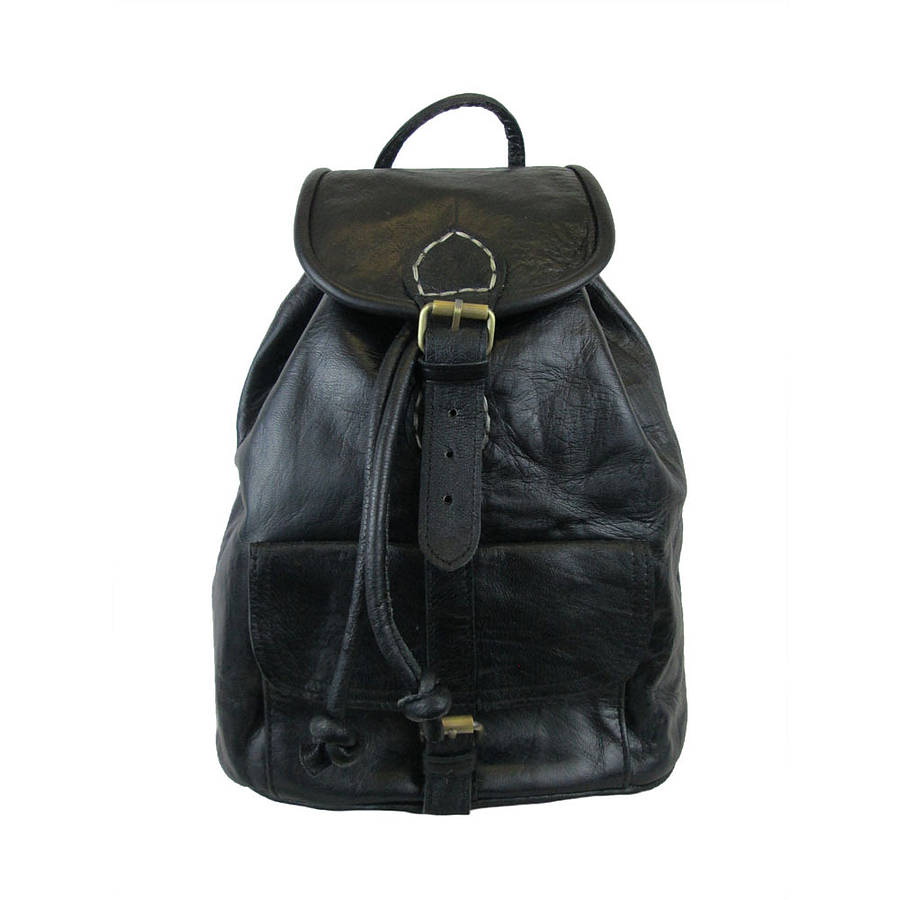 sac a dos leather backpack by ismad london | notonthehighstreet.com