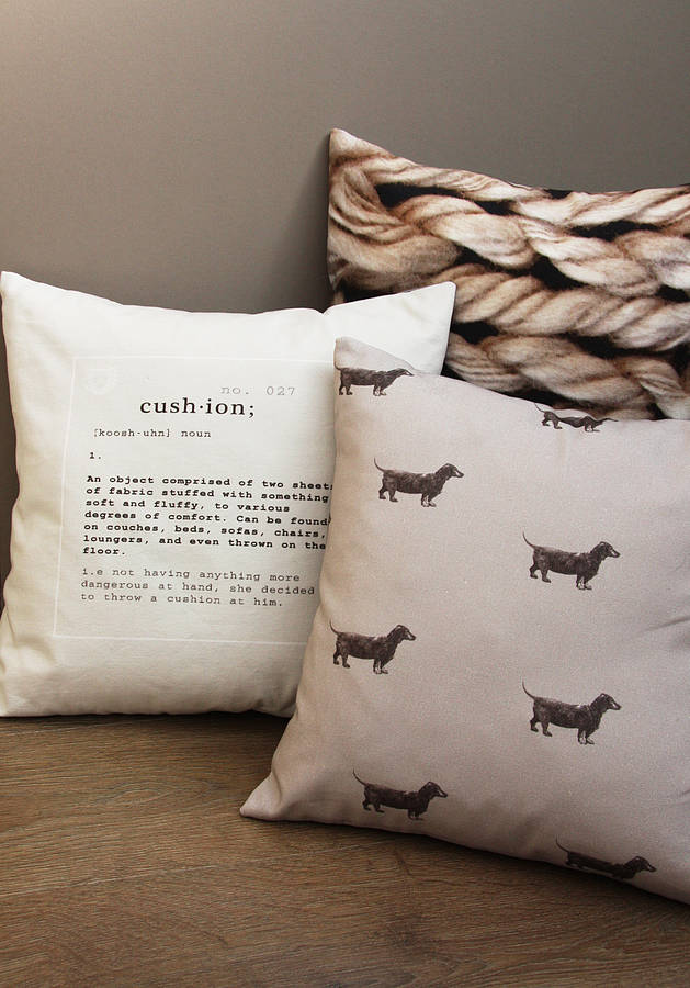 Cushion Definition Cushion By Saskia Frost Notonthehighstreet