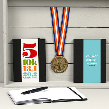 Marathon Notebook And Chocolate Gift Set For Runner, 5 of 9