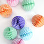 Tissue Paper Ball Honeycomb Party Decoration, thumbnail 1 of 12