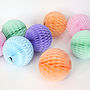Tissue Paper Ball Honeycomb Party Decoration, thumbnail 10 of 12