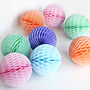 Tissue Paper Ball Honeycomb Party Decoration, thumbnail 6 of 12