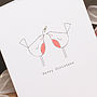 Robin Christmas Card 'Mistletoe', thumbnail 2 of 2
