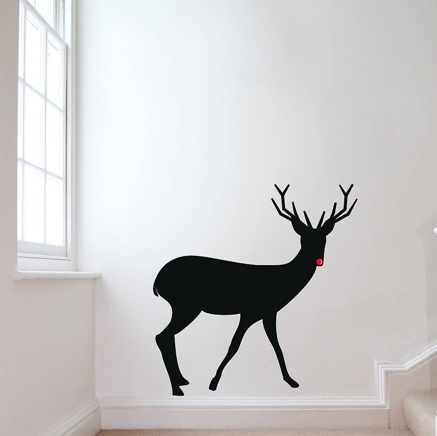 Reindeer Wall Sticker, 1 of 2
