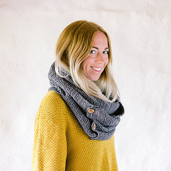 Organic Cotton Scarf And Snood, 2 of 4