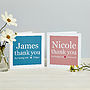 Personalised Wedding Group Thank You Card, thumbnail 1 of 3