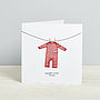 Personalised New Baby: Sleepsuit Card, thumbnail 2 of 7