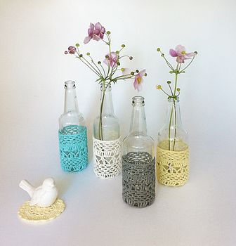 Organic Cotton Lace Vase And Candle Holder, 6 of 12