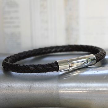 Mens Modern Leather Bracelet, 7 of 7