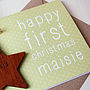 Personalised First Christmas Keepsake Card, thumbnail 8 of 12