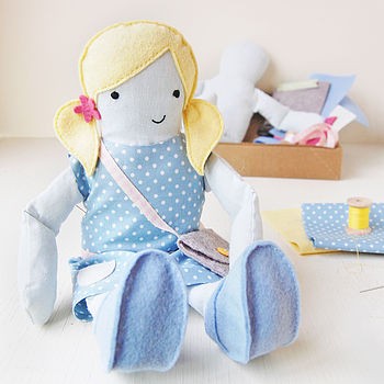 Personalised Make Your Own Doll Sewing Kit, 7 of 12