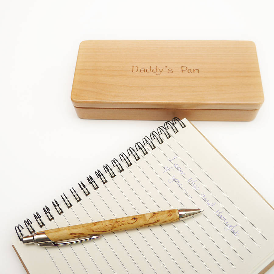 Personalised Wooden Pen By Cairn Wood Design
