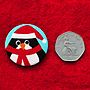''Penguin'' Christmas Stocking Filler Fridge Magnet, thumbnail 2 of 3