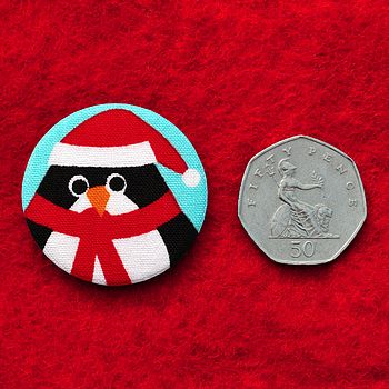 ''Penguin'' Christmas Stocking Filler Fridge Magnet, 2 of 3