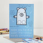 Polar Bear Finger Puppet Christmas Card, thumbnail 1 of 10