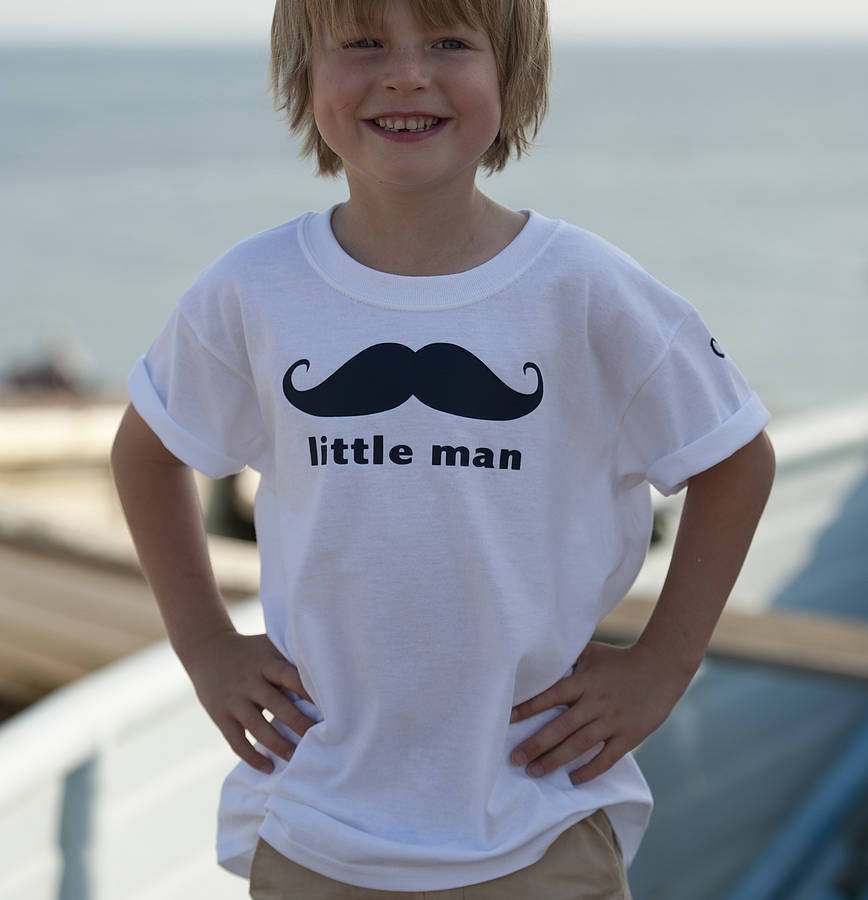 'Little Man' Children's T Shirt By Precious Little Plum