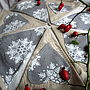 Christmas Linen Bunting, thumbnail 2 of 3
