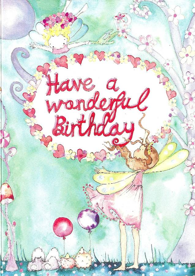 Have A Wonderful Birthday Card By Paper Princess | notonthehighstreet.com