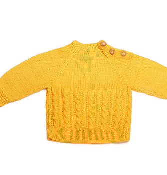 Soft Merino Wool Handmade Sweater, 4 of 7