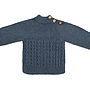 Soft Merino Wool Handmade Sweater, thumbnail 2 of 7