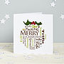 Personalised Christmas Pudding Card Pack, thumbnail 2 of 4