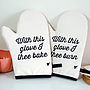 With This Glove… Oven Mitt Set, thumbnail 1 of 3