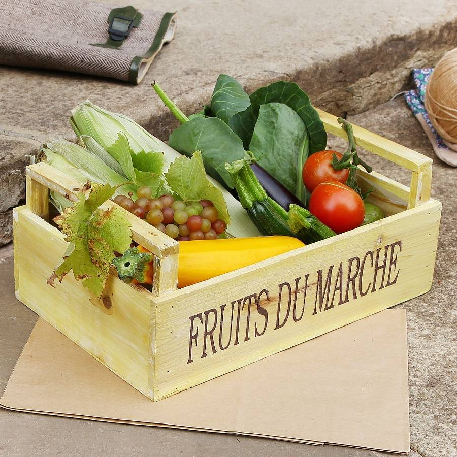 Grow Your Own Garden Fruits Crate By Dibor