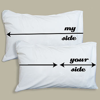 My Side Your Side Personalised Pillowcases, 5 of 6