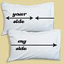 My Side Your Side Personalised Pillowcases, thumbnail 6 of 6