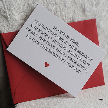 Five Mini Love Quote Cards, 3 of 4