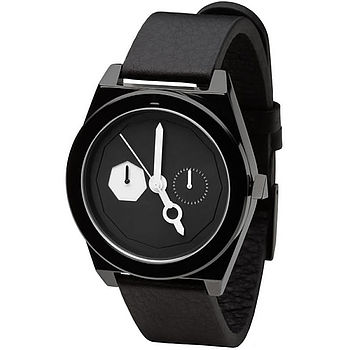 timeless onyx watch by twisted time | notonthehighstreet.com