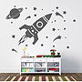 'Children's Space Set' Wall Sticker, thumbnail 1 of 4