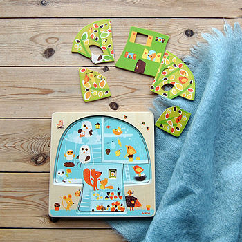 Layered Wooden Puzzles For Toddlers, 6 of 10