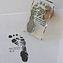 Baby / Toddler Life Size Footprint Stamp, thumbnail 2 of 2