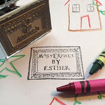 Personalised 'Masterpiece By' Stamp, 2 of 4