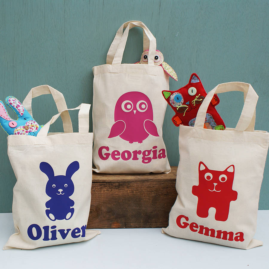 Personalised Animal Activity Mini Shopper Bag, 1 of 5