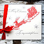 Personalised Christmas Card With Box, thumbnail 1 of 6