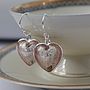 Murano Glass And Silver Heart Earring, thumbnail 11 of 12