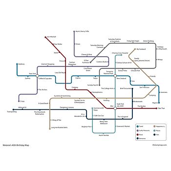 Personalised Tube Map Print, 4 of 12