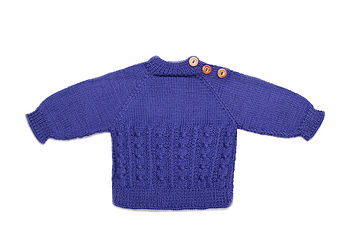 Soft Merino Wool Handmade Sweater, 5 of 7