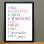 Personalised 'My Perfect Day' Print, thumbnail 3 of 10