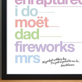 Personalised 'My Perfect Day' Print, 4 of 10