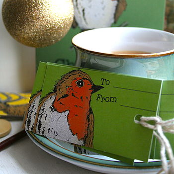 Woodland Robin Christmas Tags, 5 of 6