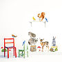 Forest Animals Wall Stickers, Woodland Animals Set, thumbnail 1 of 5